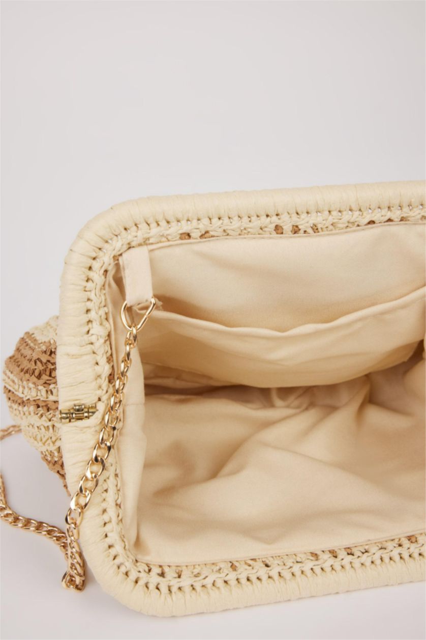 Kadın Karma Kadın Hasır Baget Çanta