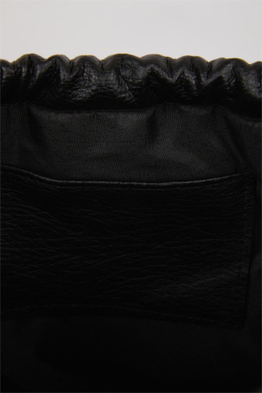 Kadın Siyah Kadın Suni Deri Omuz Çantası