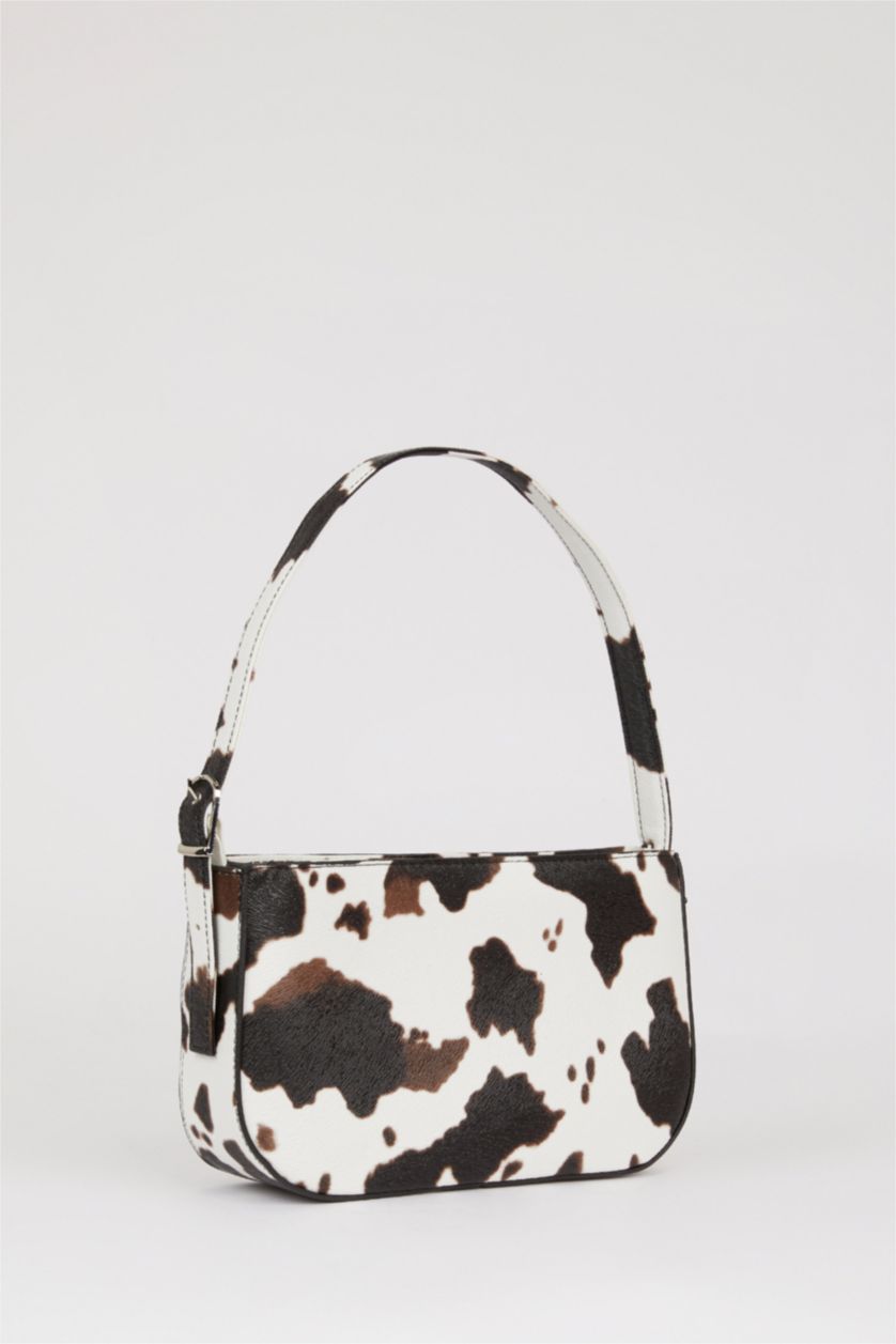 Kadın Karma Kadın Suni Deri Desenli Omuz Çantası