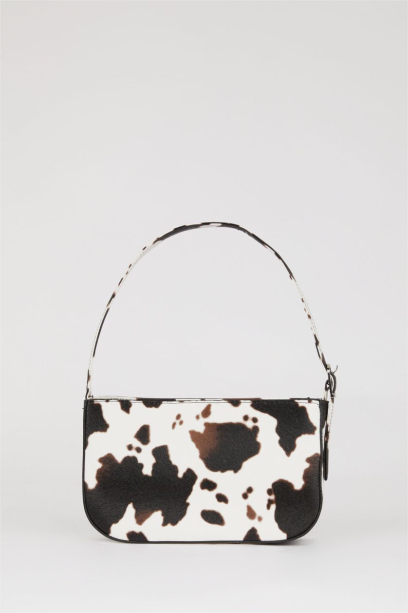 Kadın Karma Kadın Suni Deri Desenli Omuz Çantası
