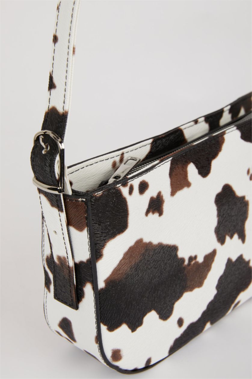 Kadın Karma Kadın Suni Deri Desenli Omuz Çantası