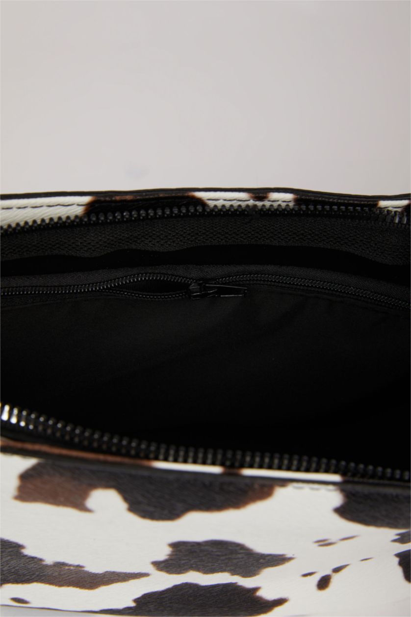 Kadın Karma Kadın Suni Deri Desenli Omuz Çantası