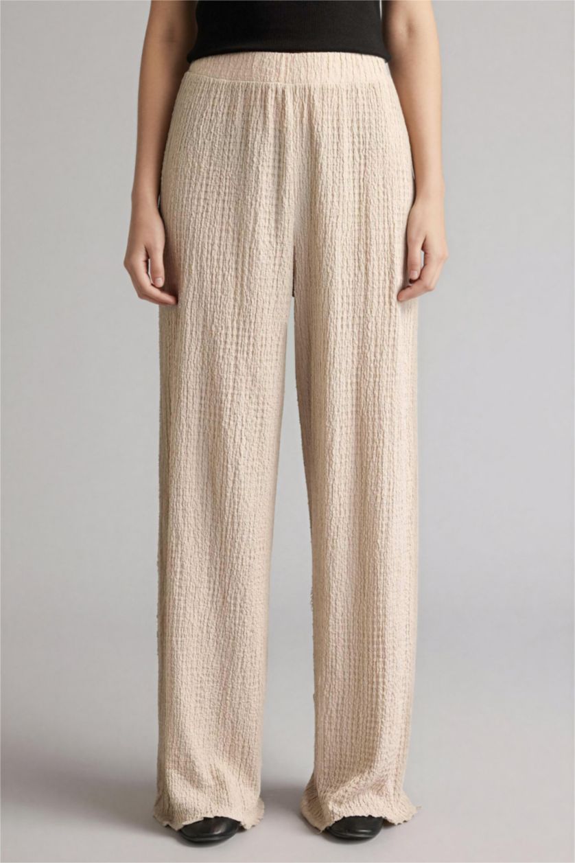 حريمي بيج بنطلون وايد ليج برجل واسع