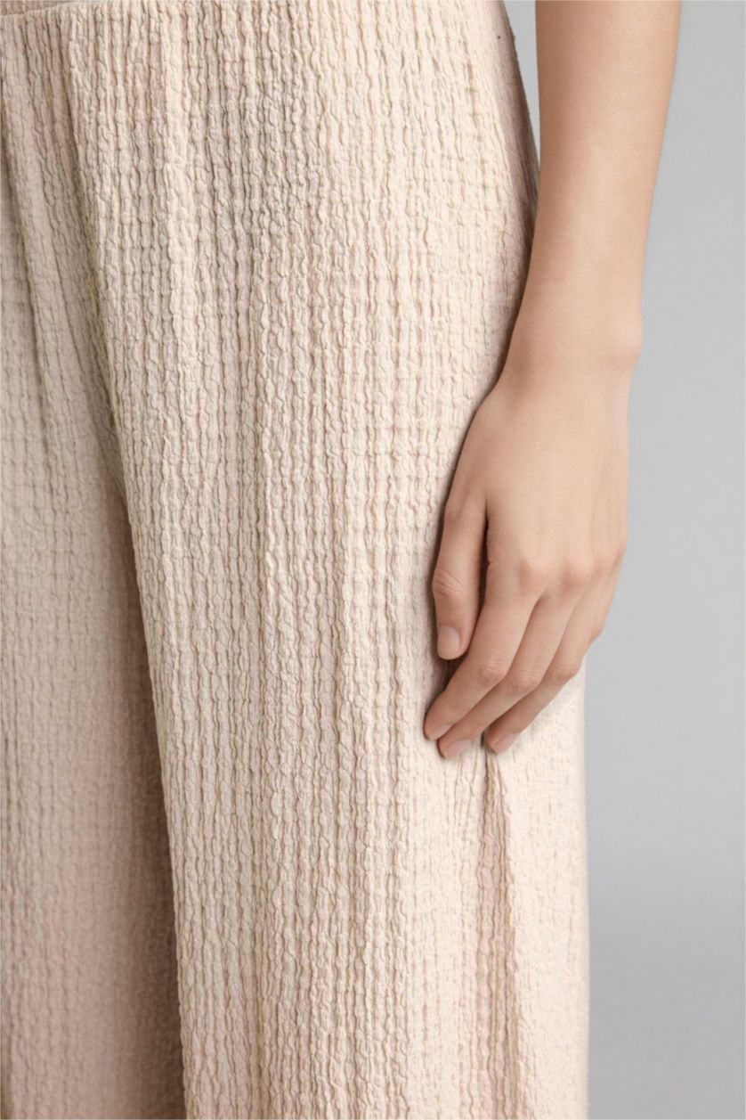 حريمي بيج بنطلون وايد ليج برجل واسع