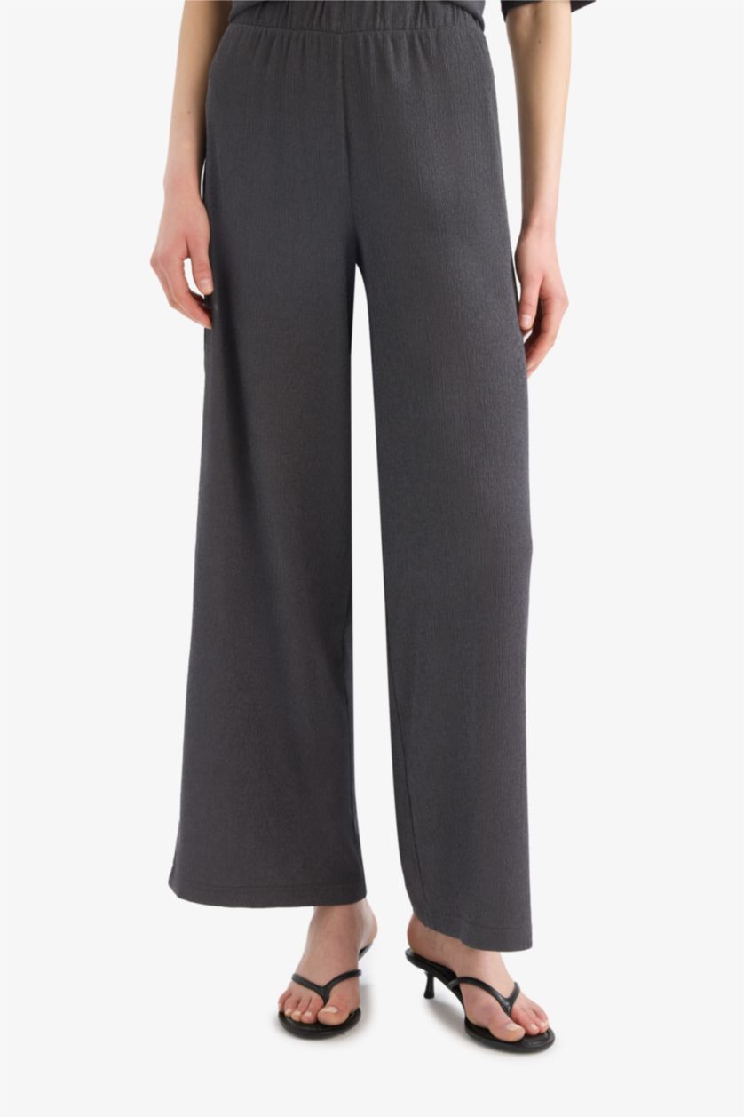 WOMAN Anthracite Wide Leg Trousers