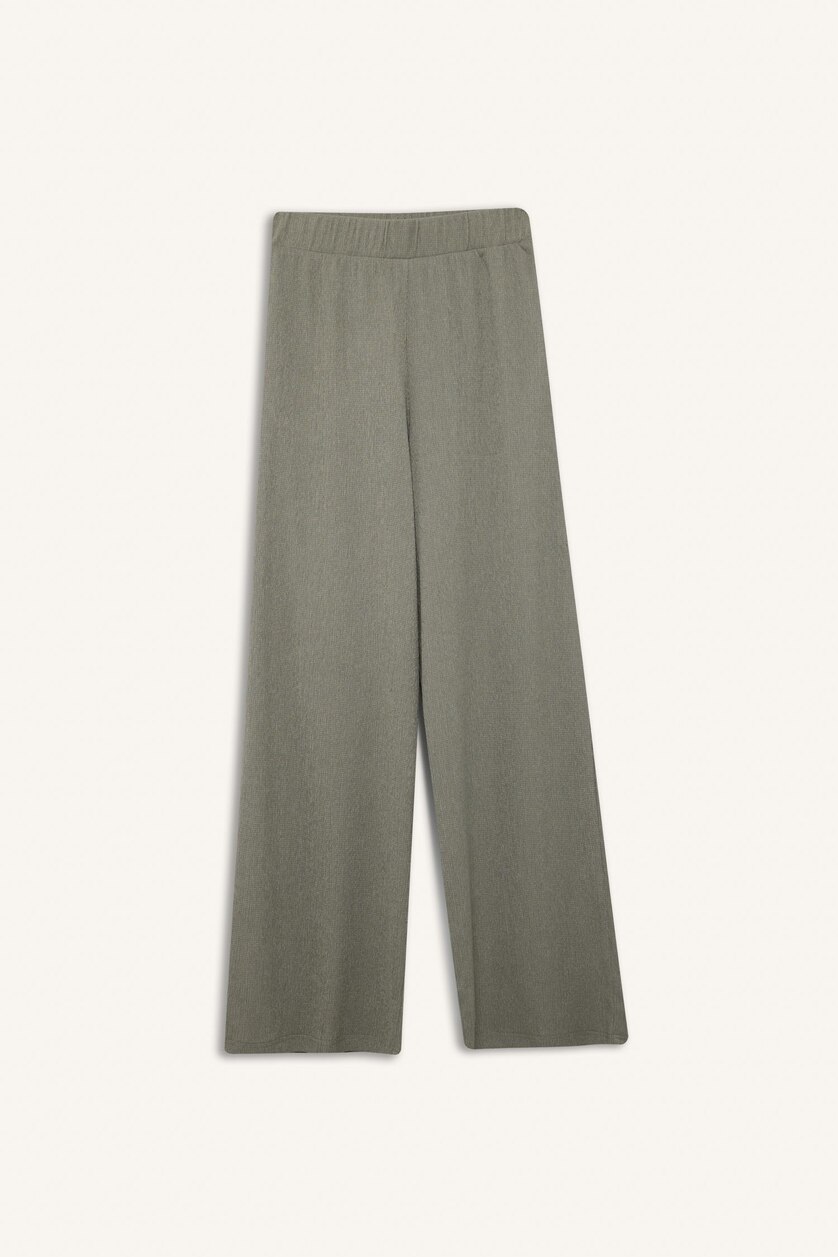 WOMAN Light Khaki Wide Leg Trousers