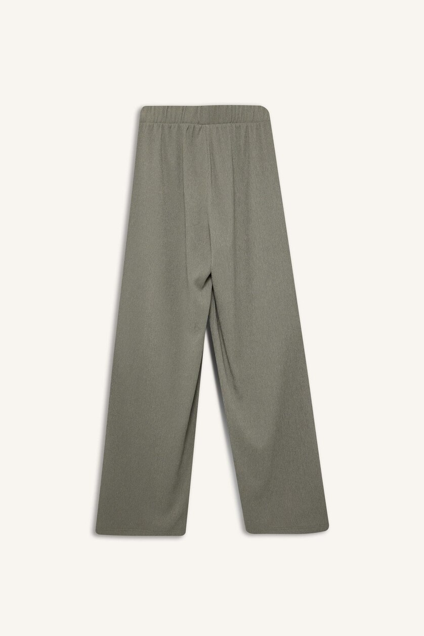 WOMAN Light Khaki Wide Leg Trousers