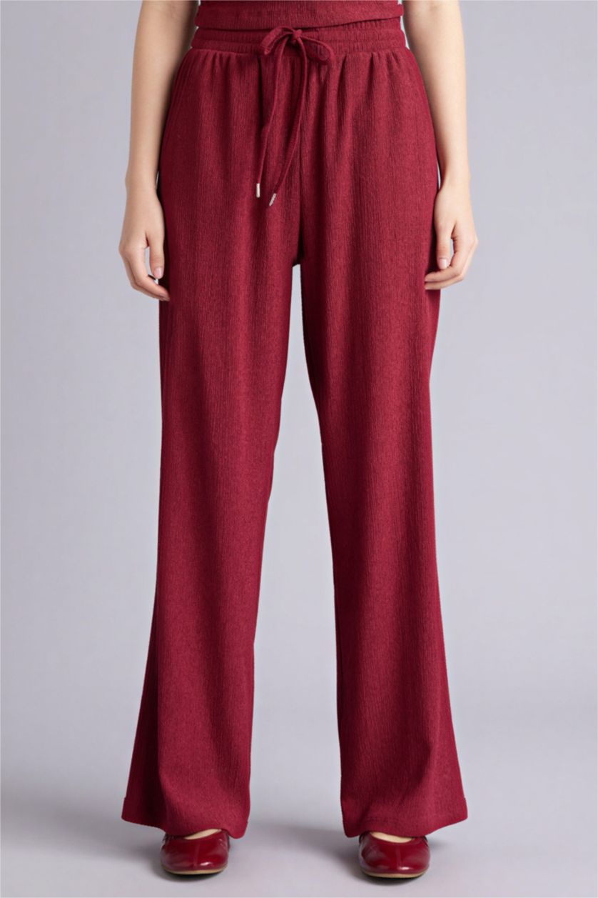 WOMAN Bordeaux Straight Fit Trousers
