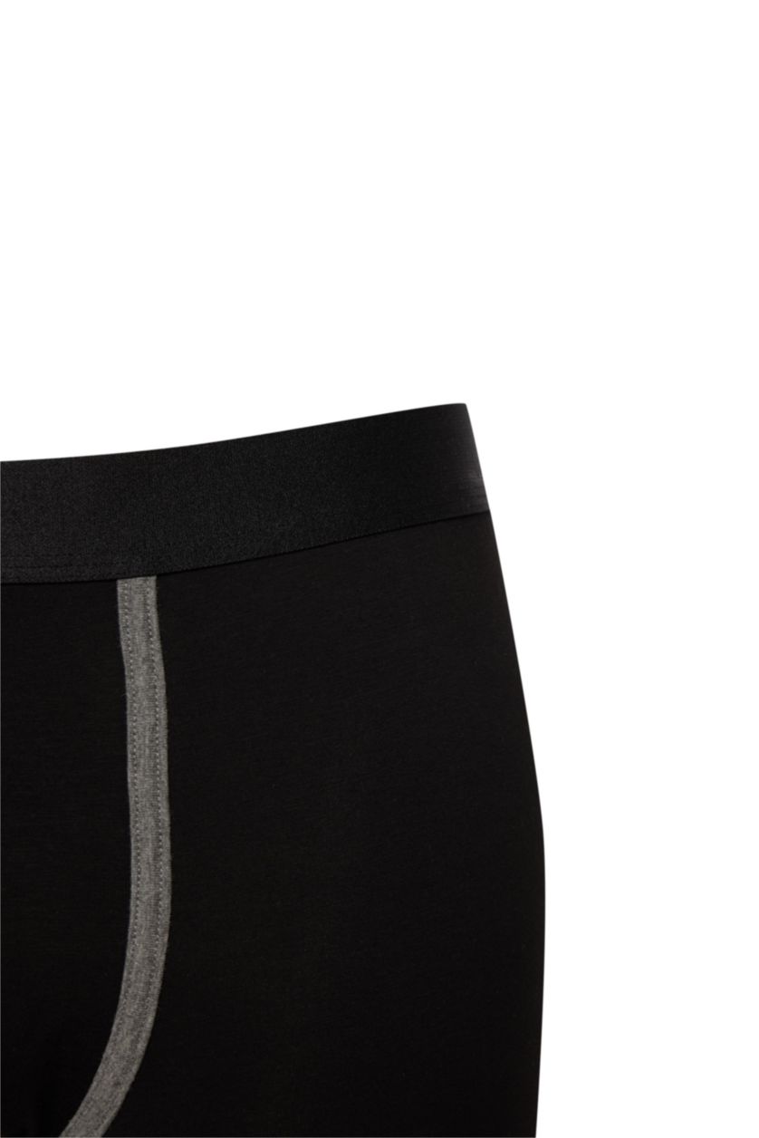 Erkek Siyah Regular Fıt Boxer