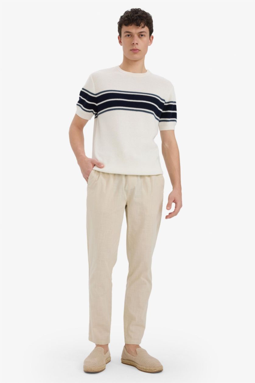 HOMME Écru T-shirt à manches courtes Coupe standard