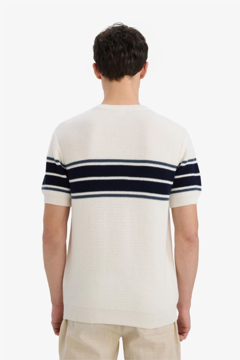 HOMME Écru T-shirt à manches courtes Coupe standard