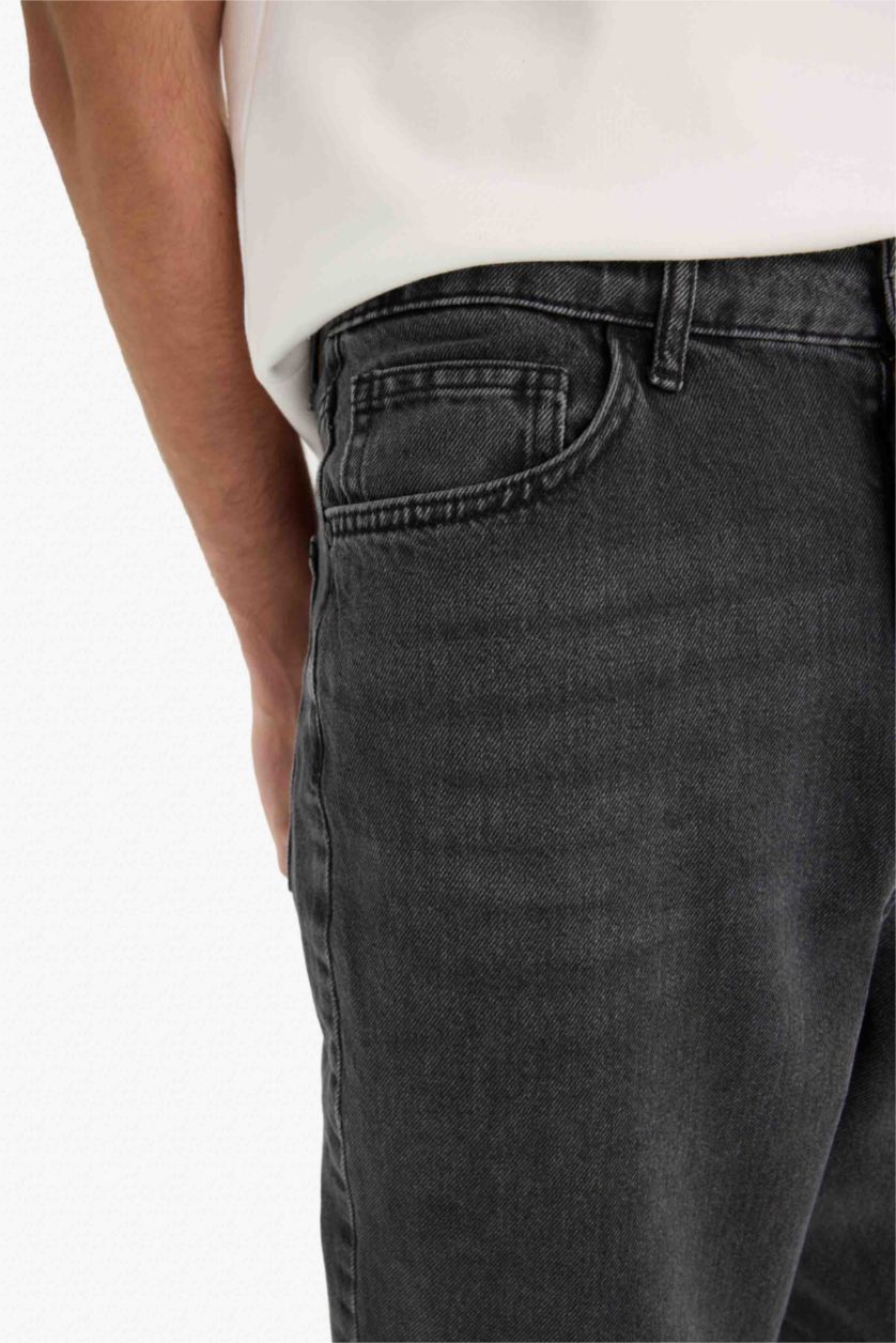 MAN Anthracite Baggy Fit Trousers