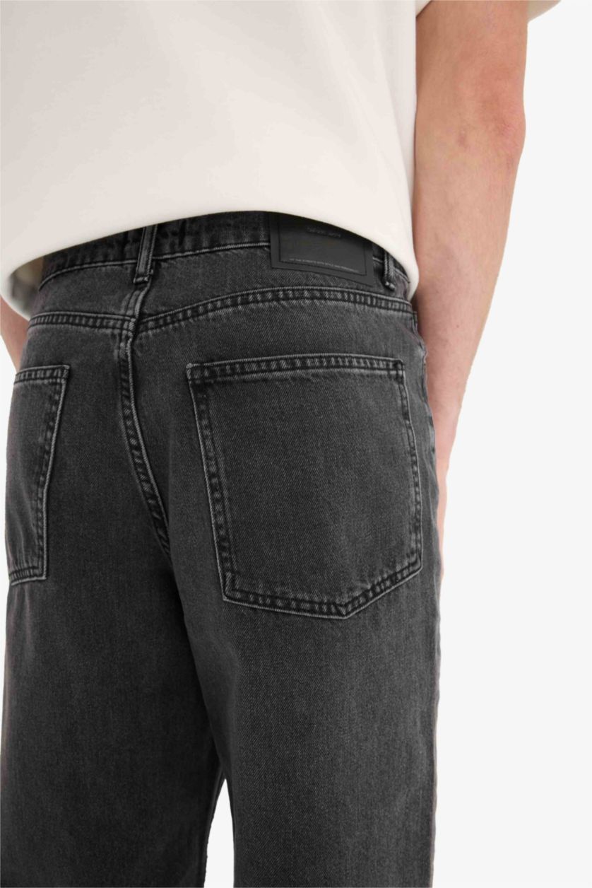 MAN Anthracite Baggy Fit Trousers