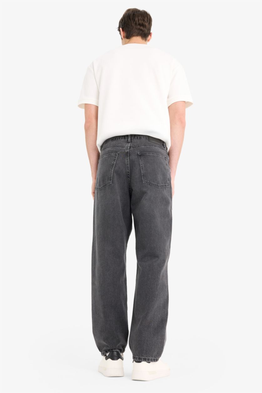 MAN Anthracite Baggy Fit Trousers