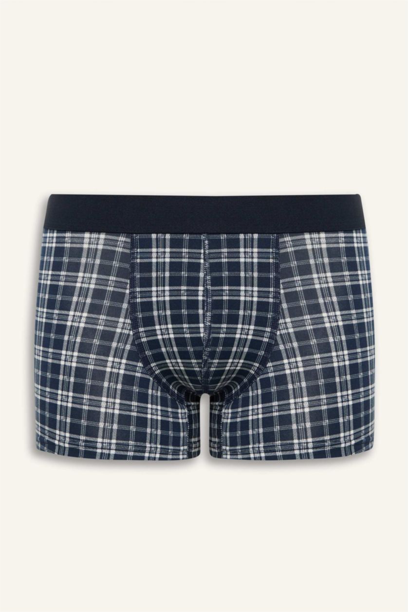 Erkek Lacivert Regular Fıt 3'lü Boxer