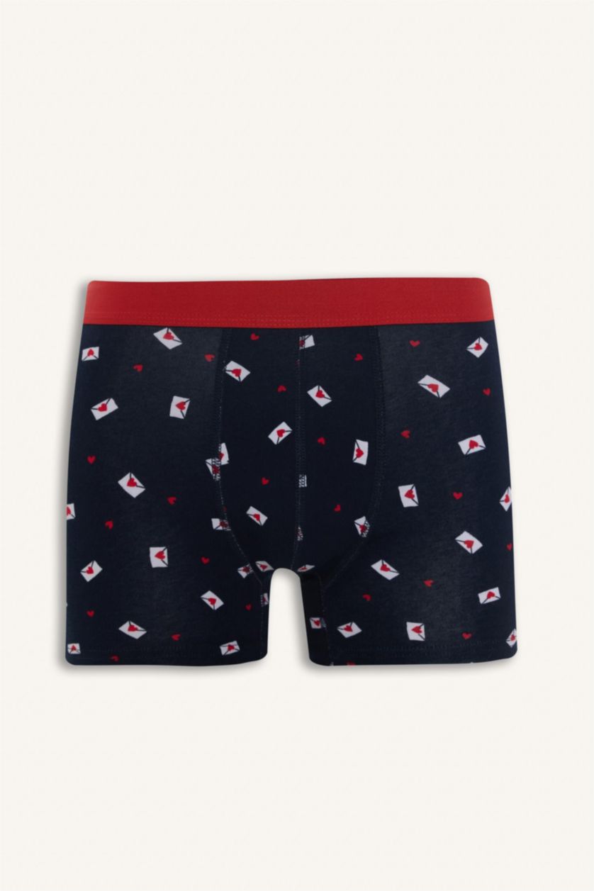 رجال كحلي بوكسر قصة عادية وطبعة قلب - 3 قطع