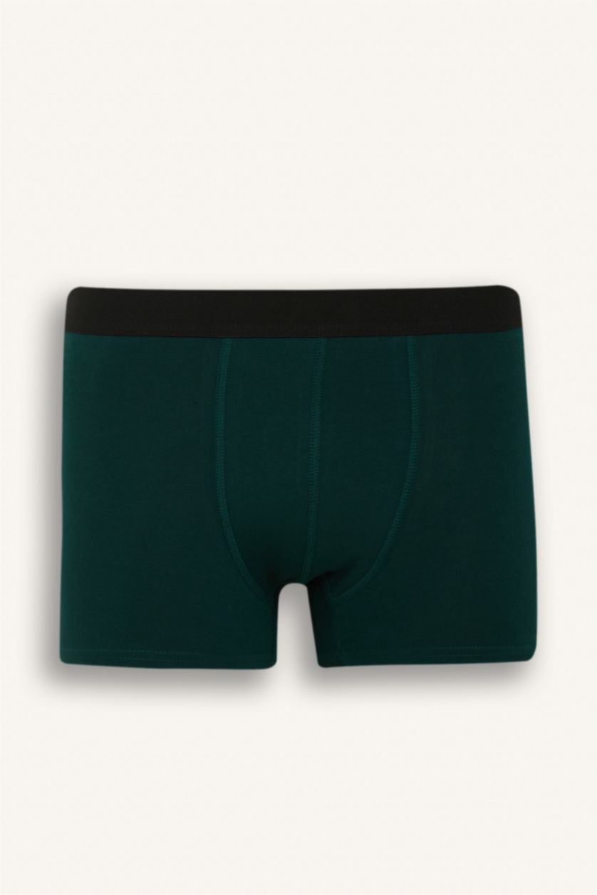 Erkek İndigo Regular Fit Hayvan Baskılı 3'lü Boxer