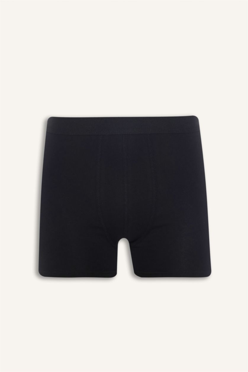 رجال أسود بوكسر قصة عادية وطبعة قلب - 3 قطع