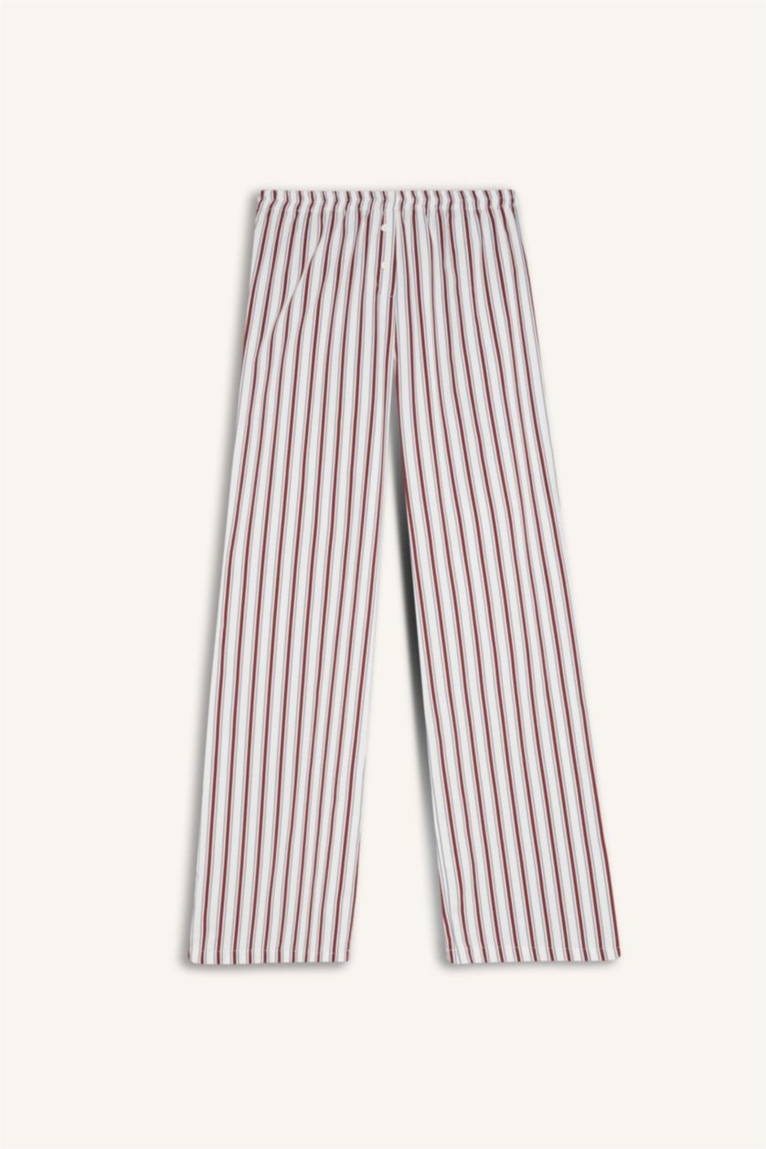 WOMAN Ecru Regular Fit Bottom