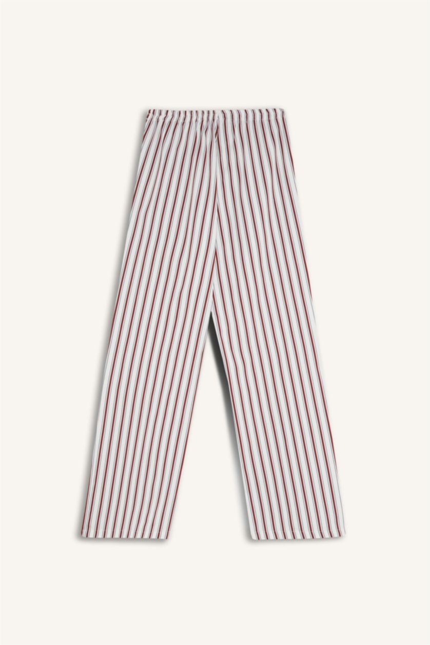 WOMAN Ecru Regular Fit Bottom