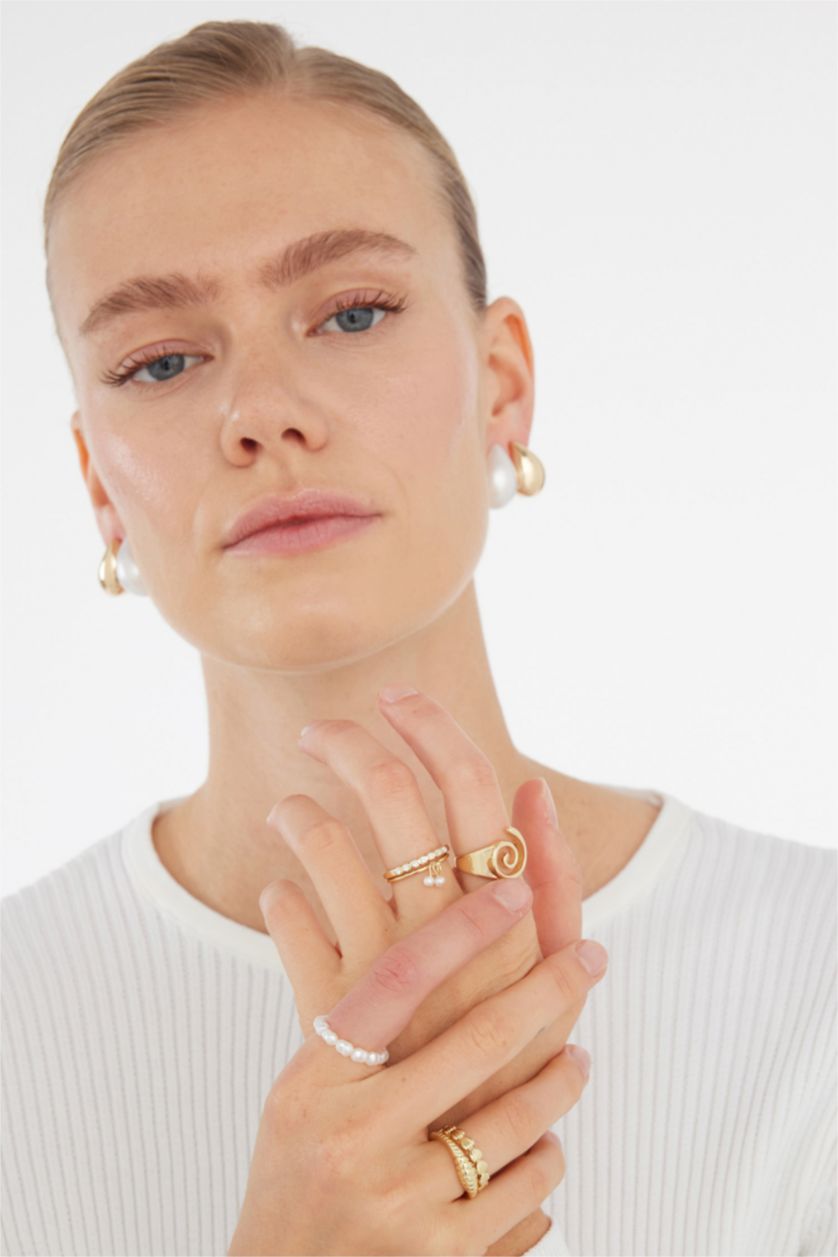 Kadın Altın Kadın 6'lı Gold Yüzük