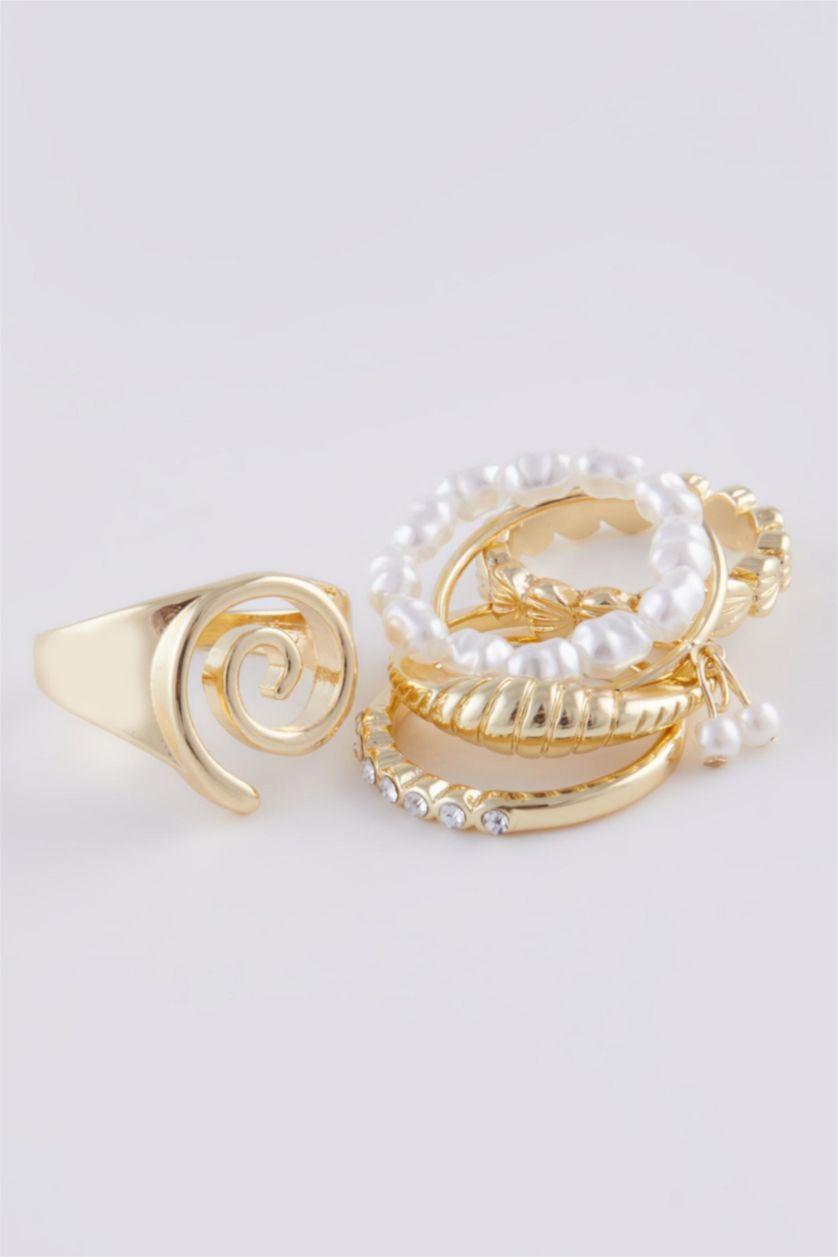 Kadın Altın Kadın 6'lı Gold Yüzük