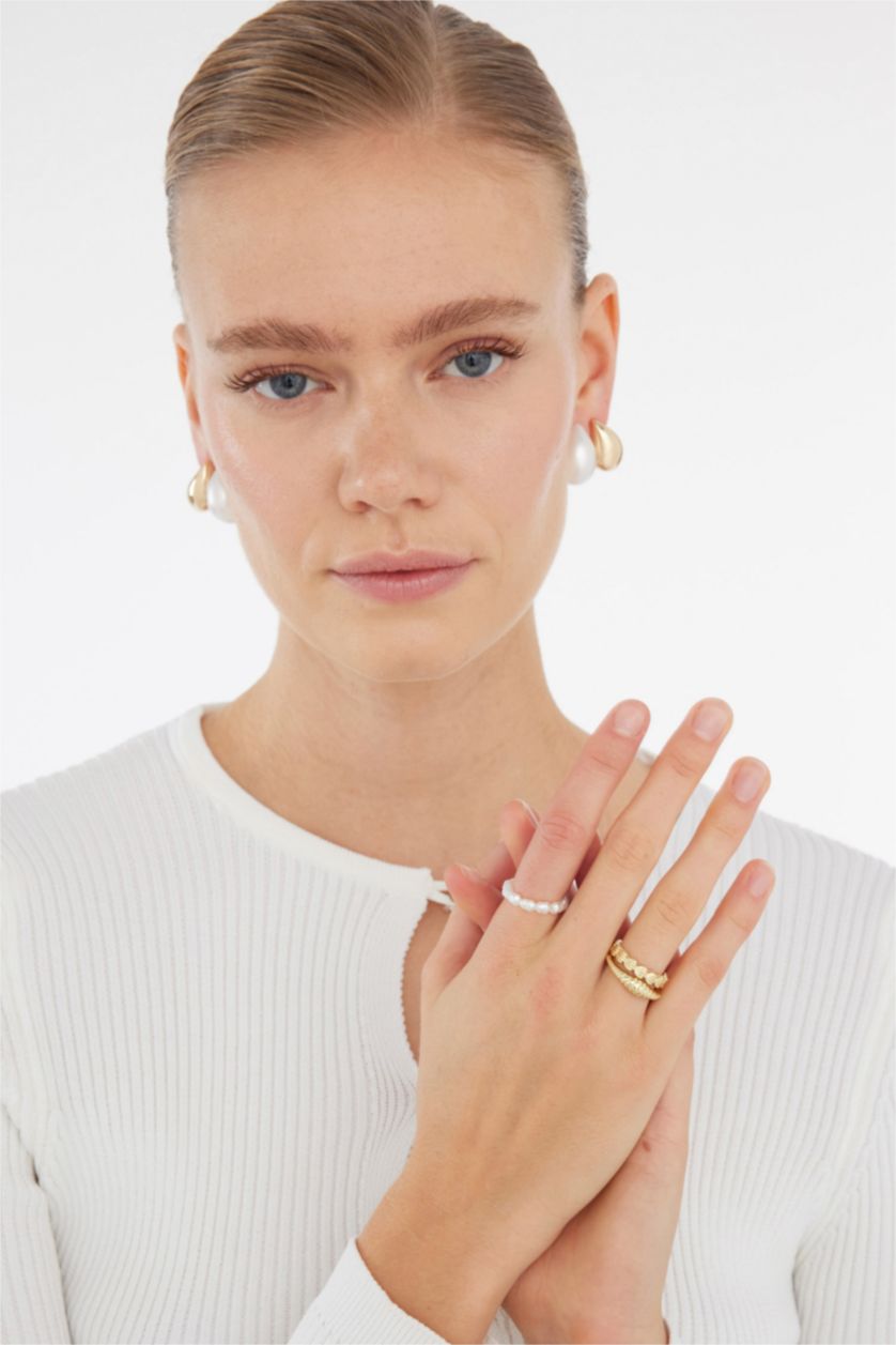 Kadın Altın Kadın 6'lı Gold Yüzük