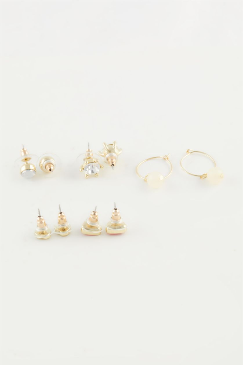 Kadın Altın Kadın 5'li Gold Küpe