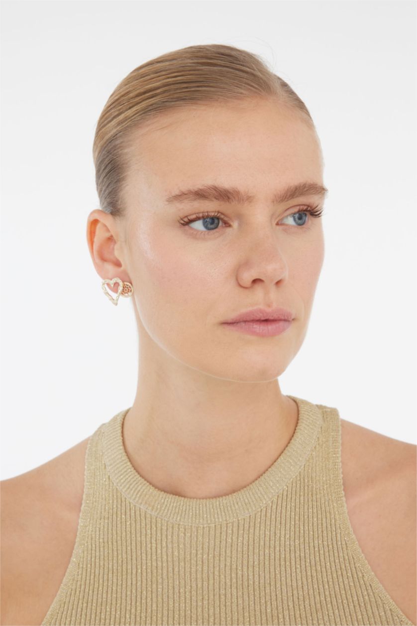 Kadın Altın Kadın 4'lü Gold Küpe