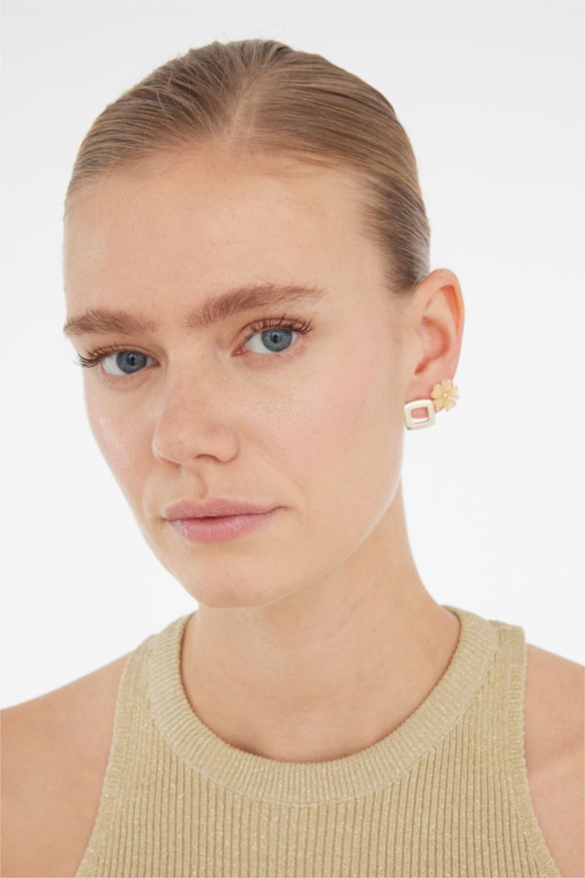 Kadın Altın Kadın 4'lü Gold Küpe