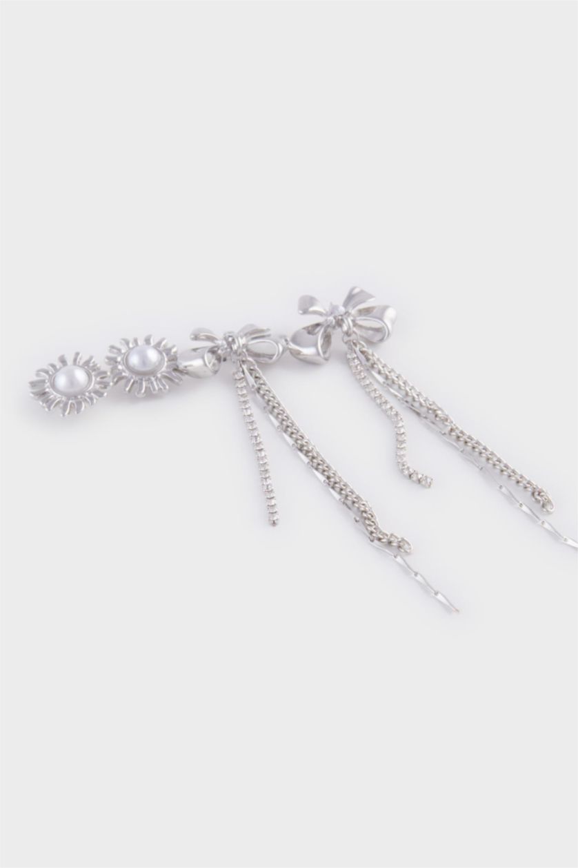 Kadın Gümüş Kadın 2'li Silver Küpe