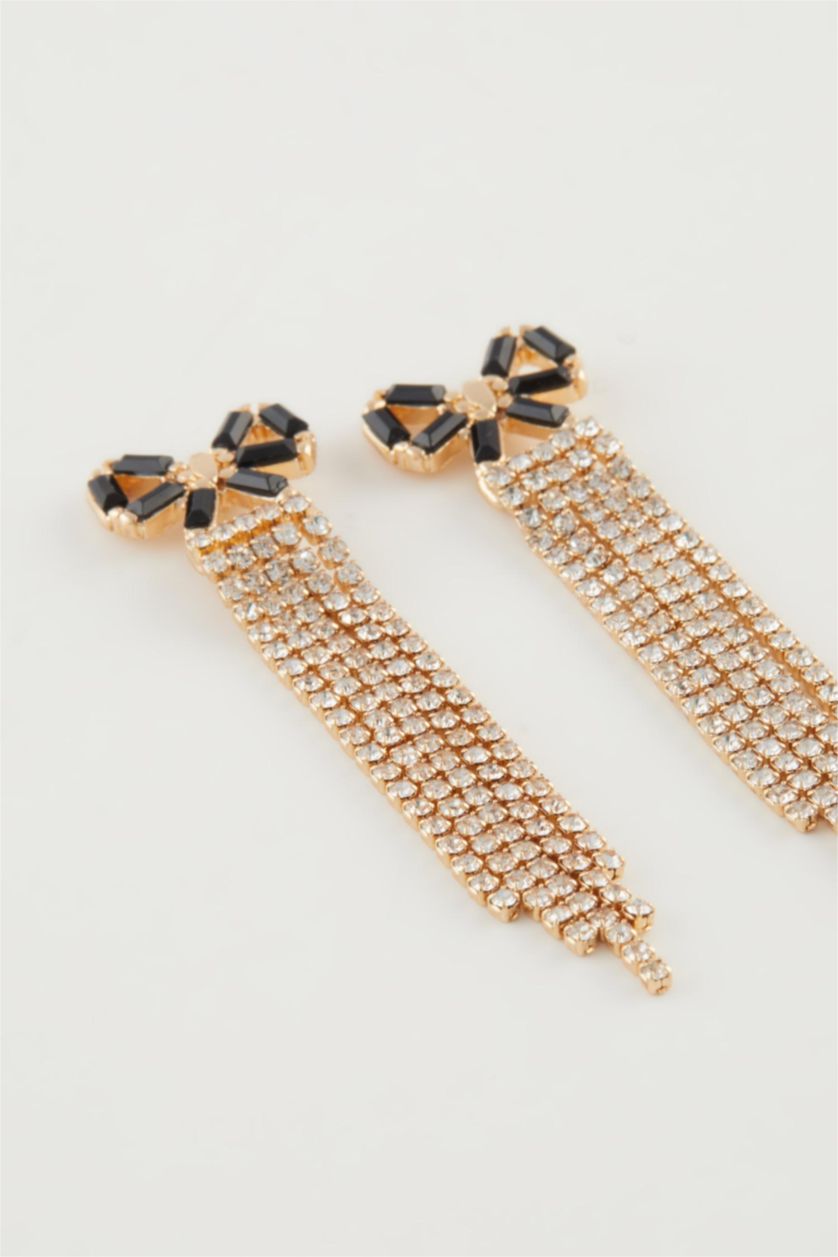 FEMME Karma Boucles d'oreilles pendantes dorées pour femme