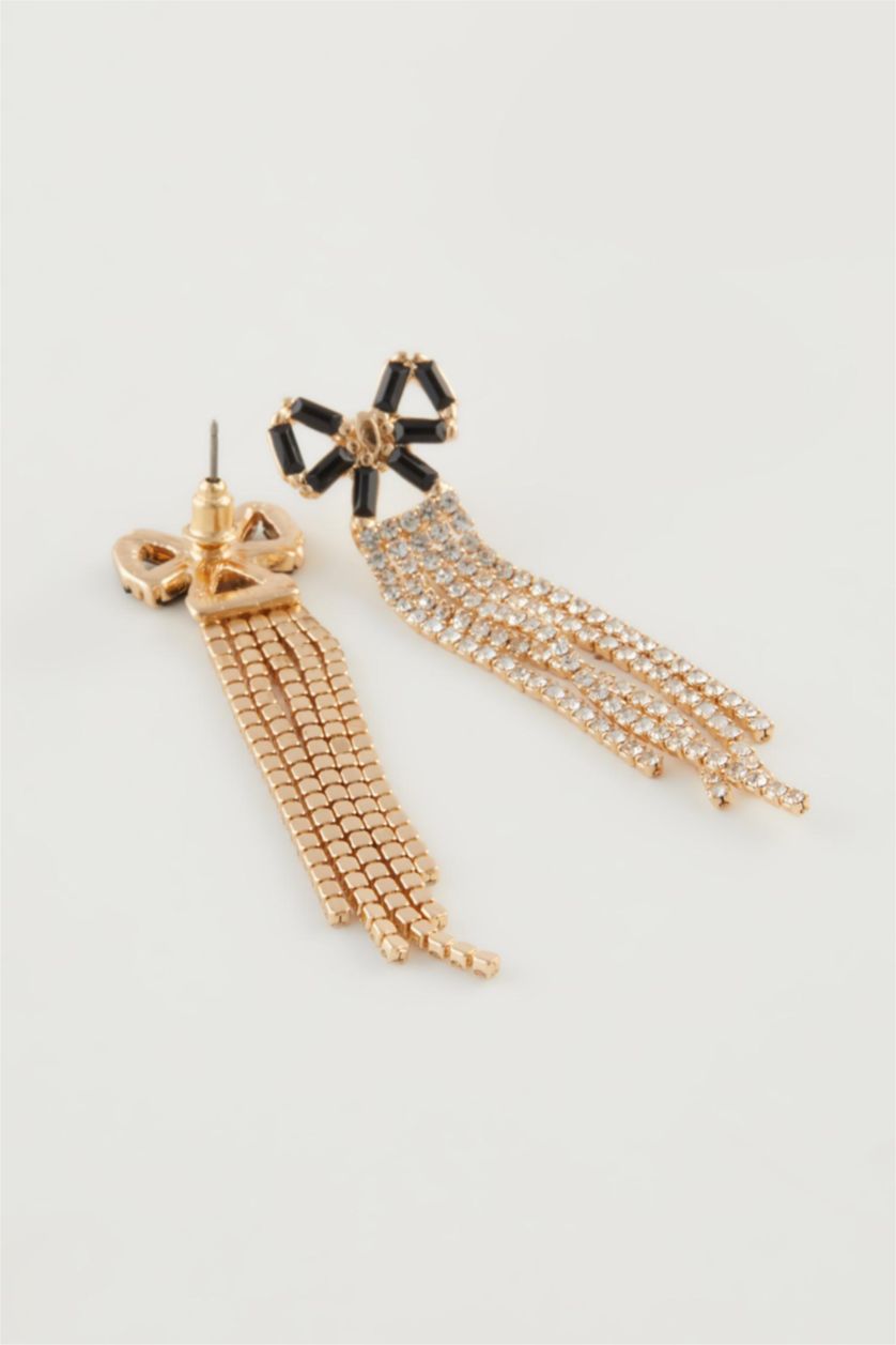 FEMME Karma Boucles d'oreilles pendantes dorées pour femme