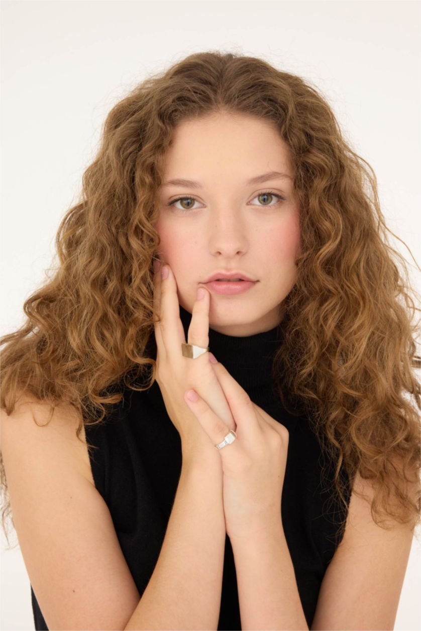 WOMAN SILVER Woman 3 Piece Silver Rings