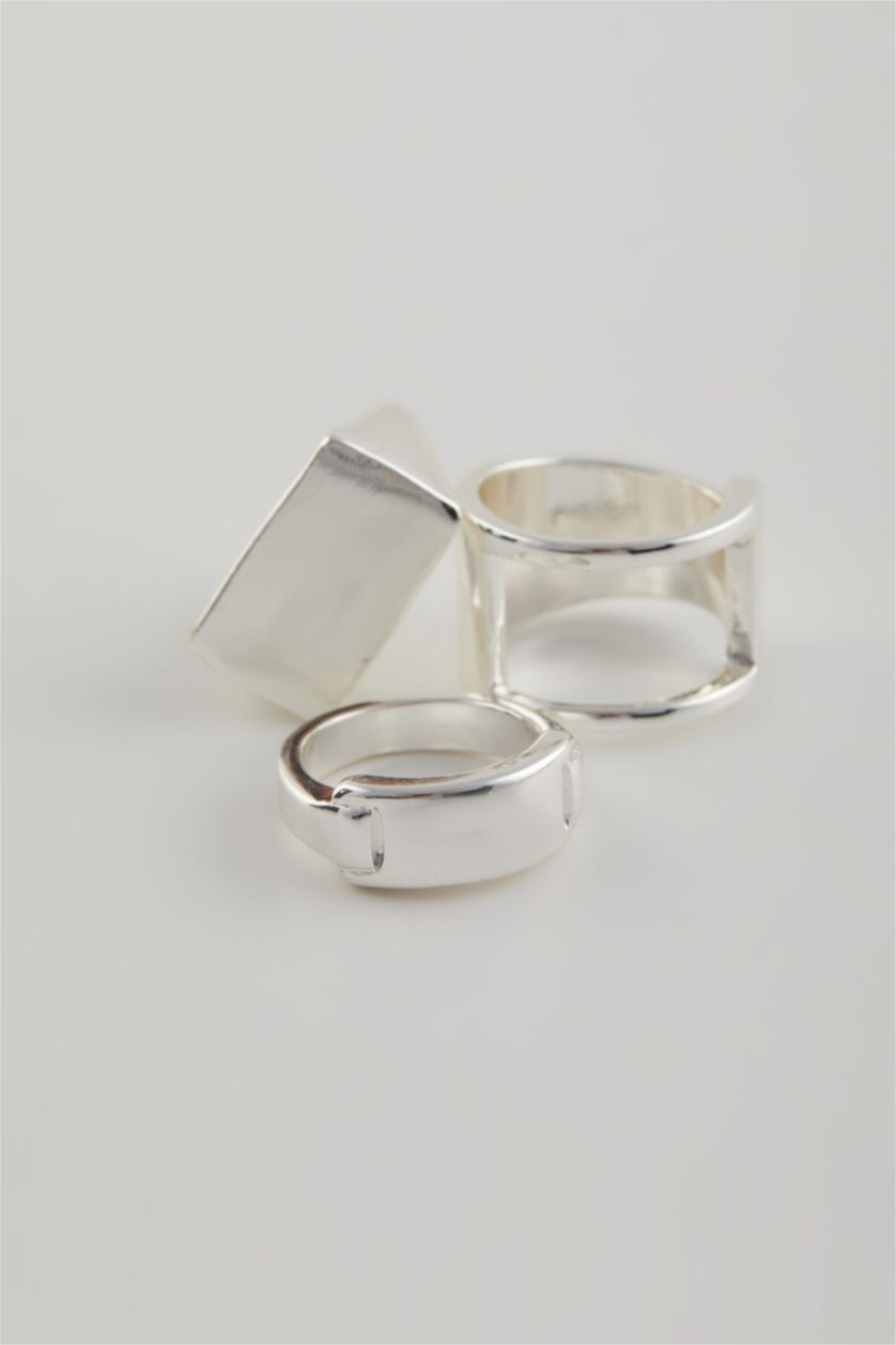 WOMAN SILVER Woman 3 Piece Silver Rings