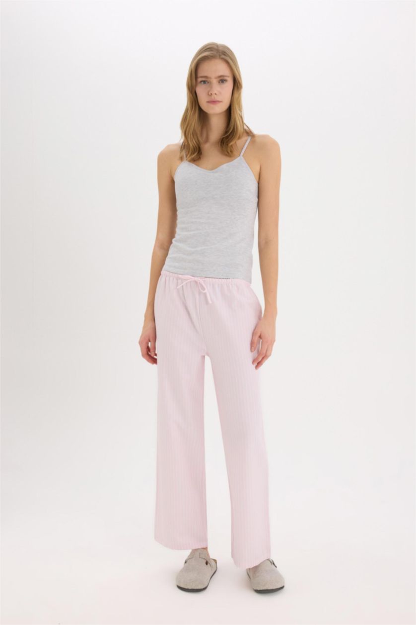 FEMME Rose Pantalon de pyjama en popeline de Fall in Love