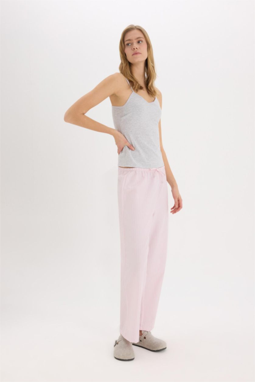 FEMME Rose Pantalon de pyjama en popeline de Fall in Love