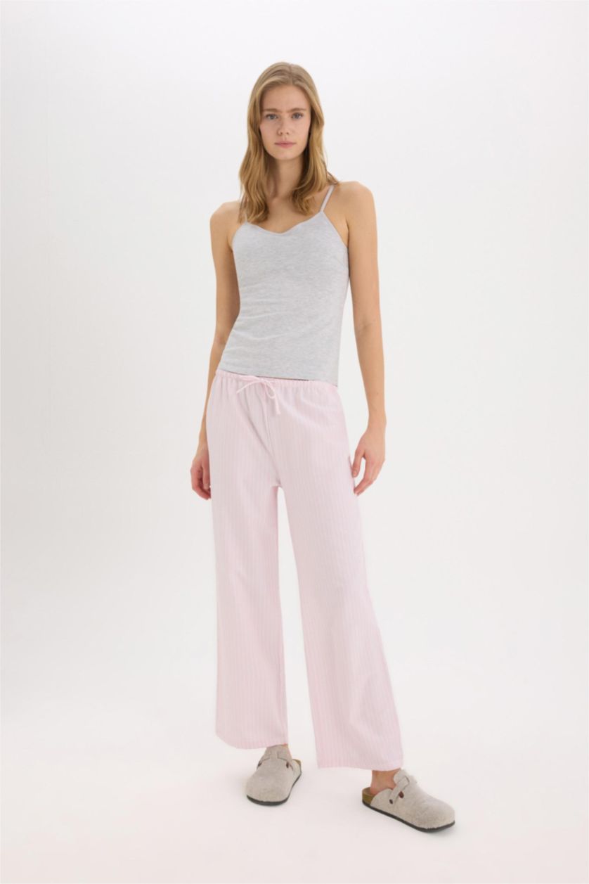FEMME Rose Pantalon de pyjama en popeline de Fall in Love