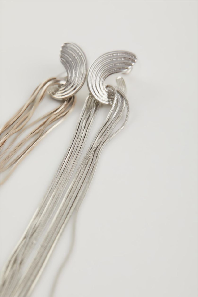 Kadın Gümüş Kadın Sallantılı Silver Küpe