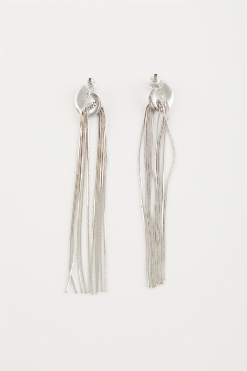 Kadın Gümüş Kadın Sallantılı Silver Küpe