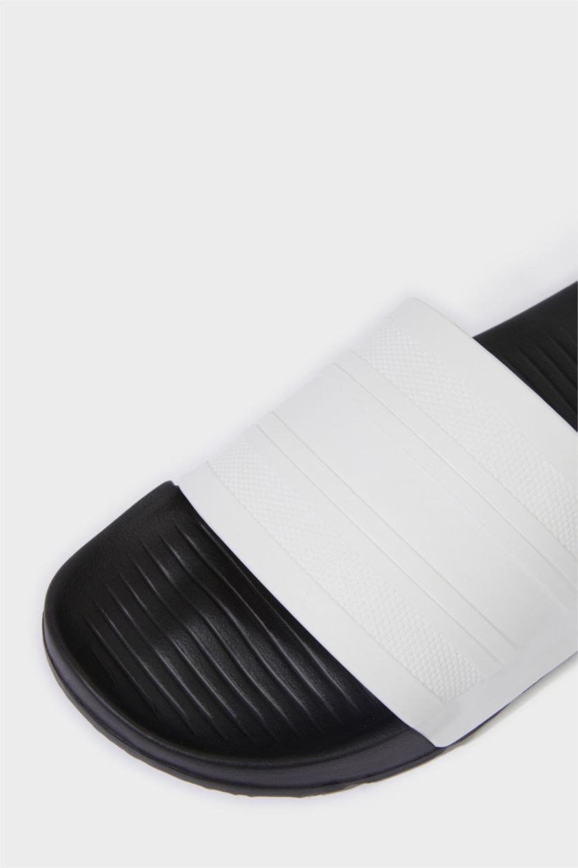 Erkek Siyah Erkek Düz Taban Eva Terlik