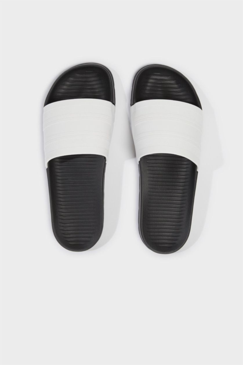 Erkek Siyah Erkek Düz Taban Eva Terlik