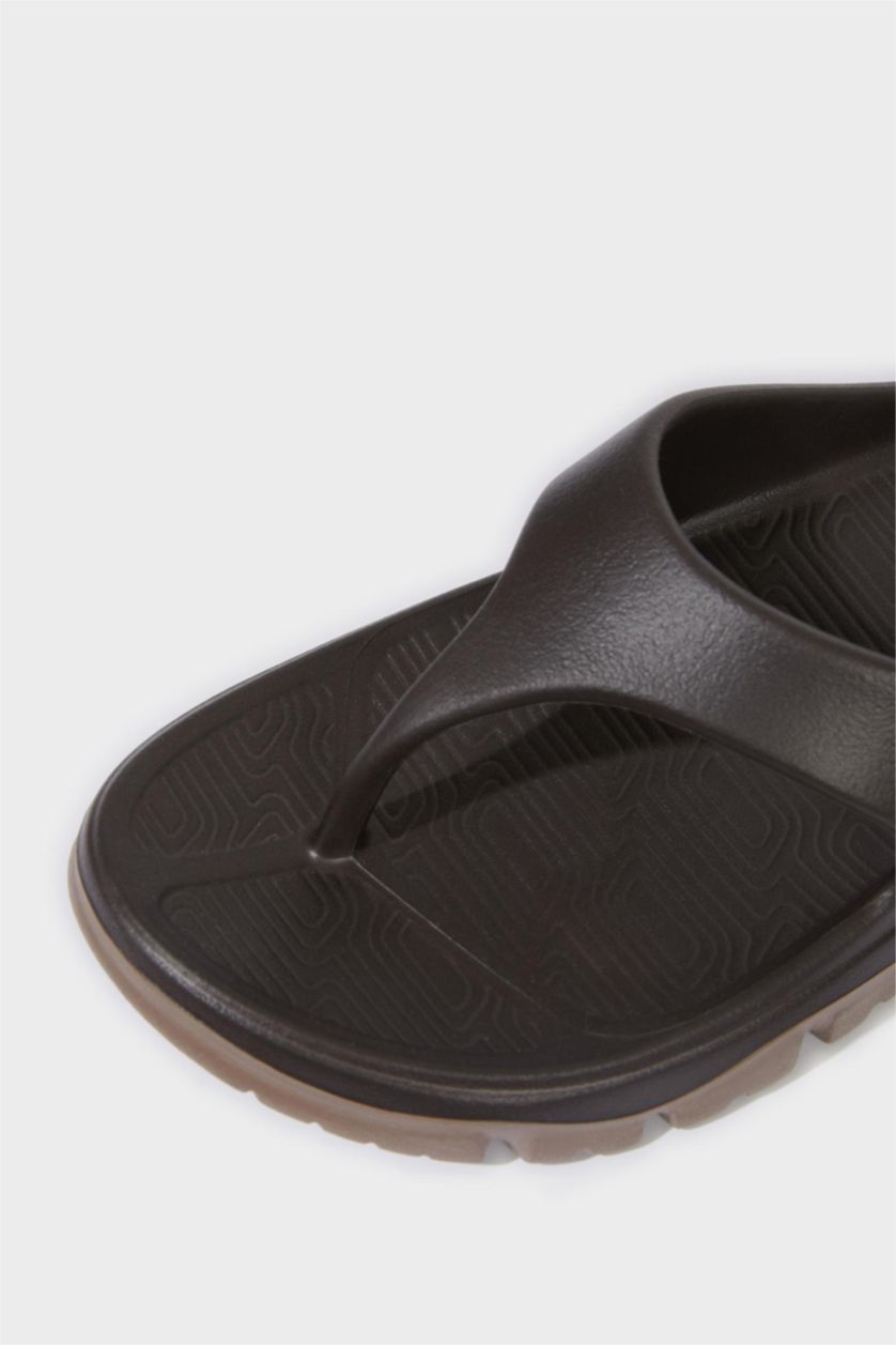 Erkek Vizon Erkek Düz Taban Eva Terlik