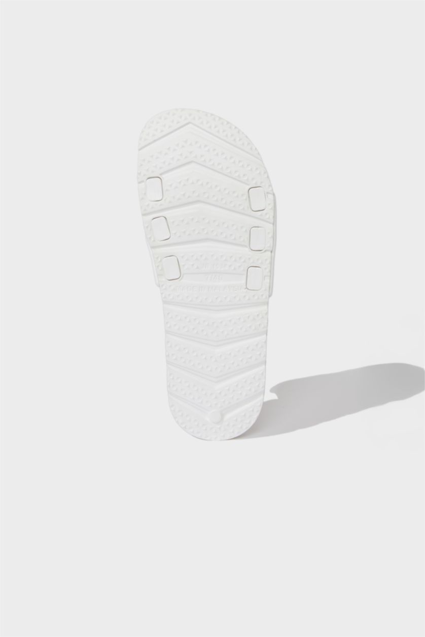 Kadın Beyaz Kadın Düz Taban Eva Terlik