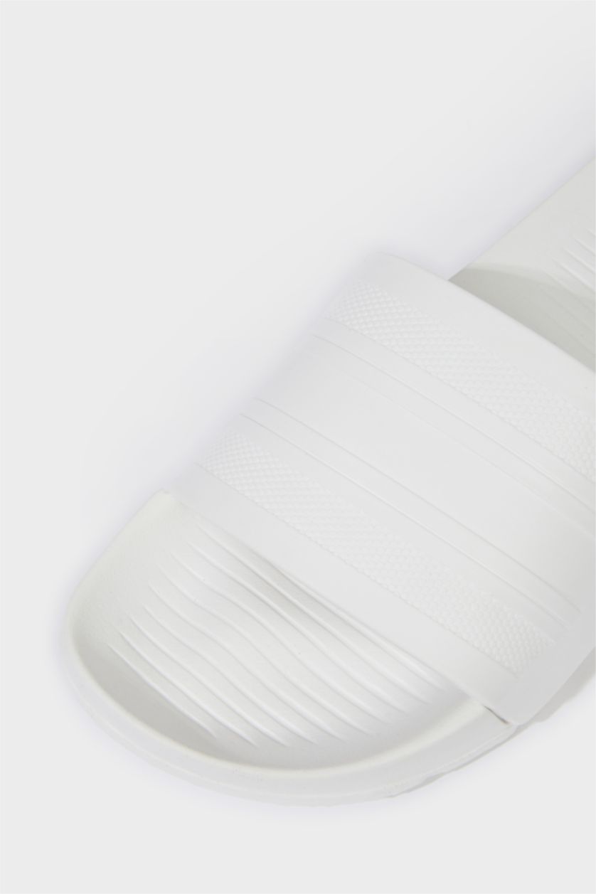 Kadın Beyaz Kadın Düz Taban Eva Terlik