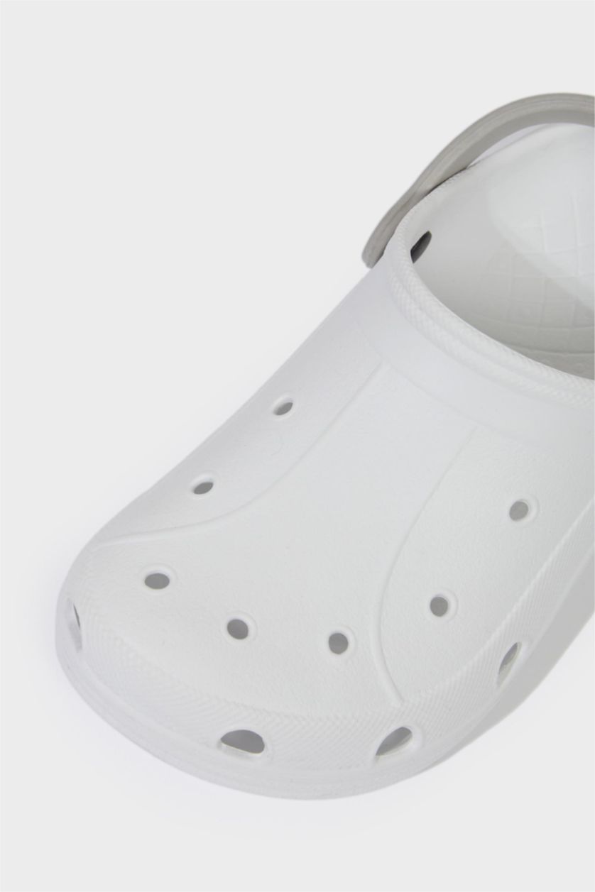 Erkek Çocuk - Genç Erkek Beyaz Düz Taban Eva Sandalet Erkek Çocuk