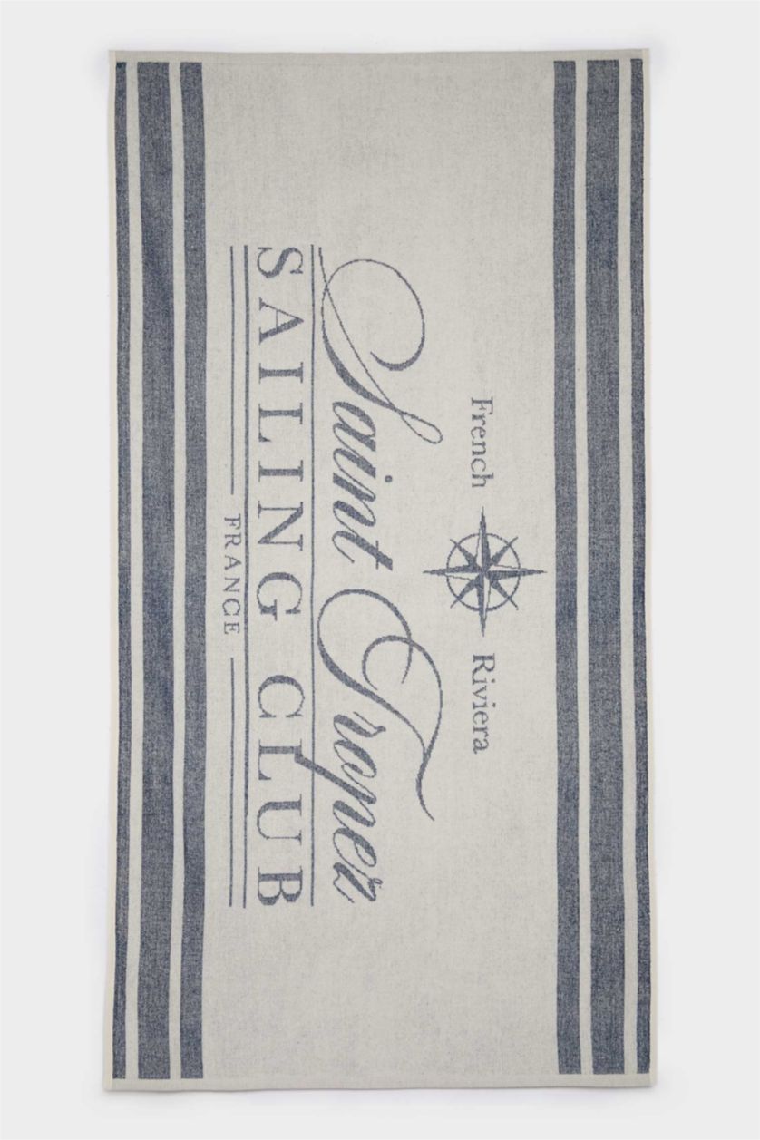 رجال كحلي منشفة بحر رجالي قطن