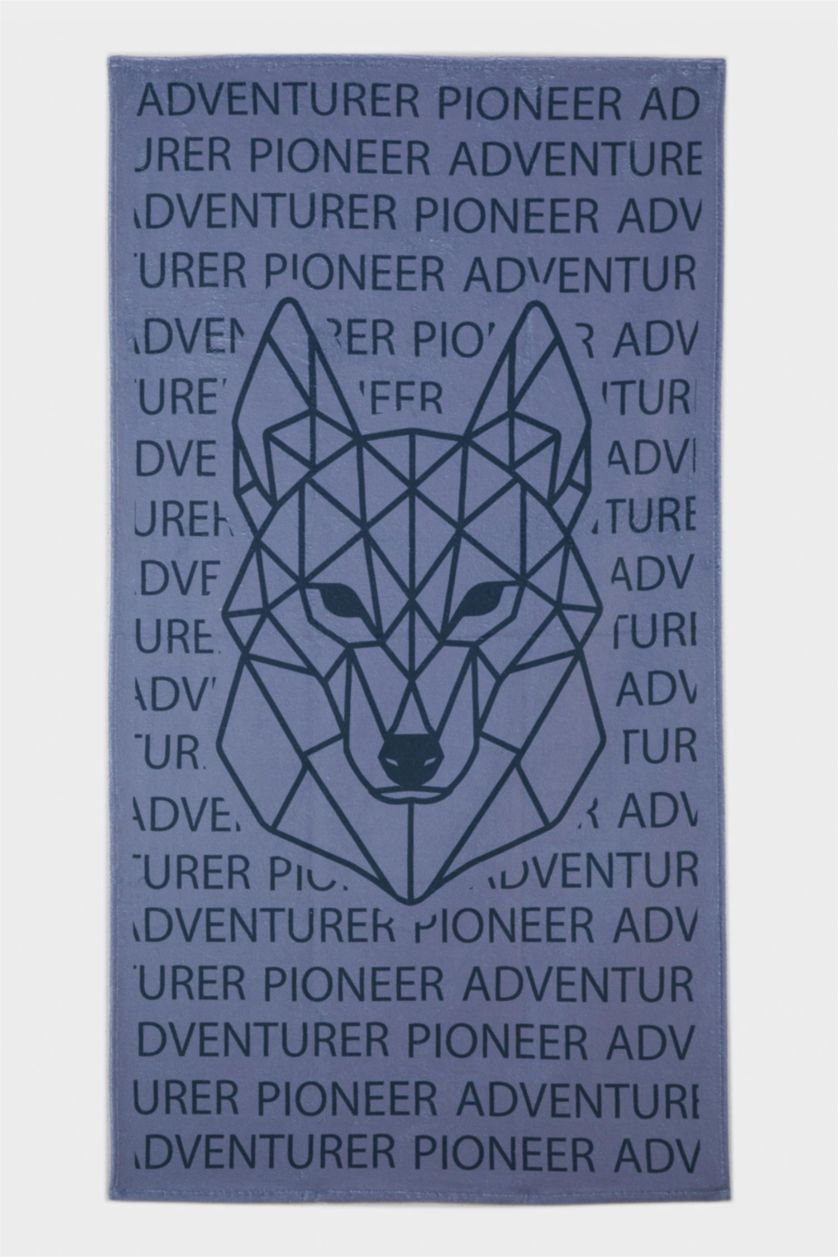 MAN Blue Man Cotton Beach Towel