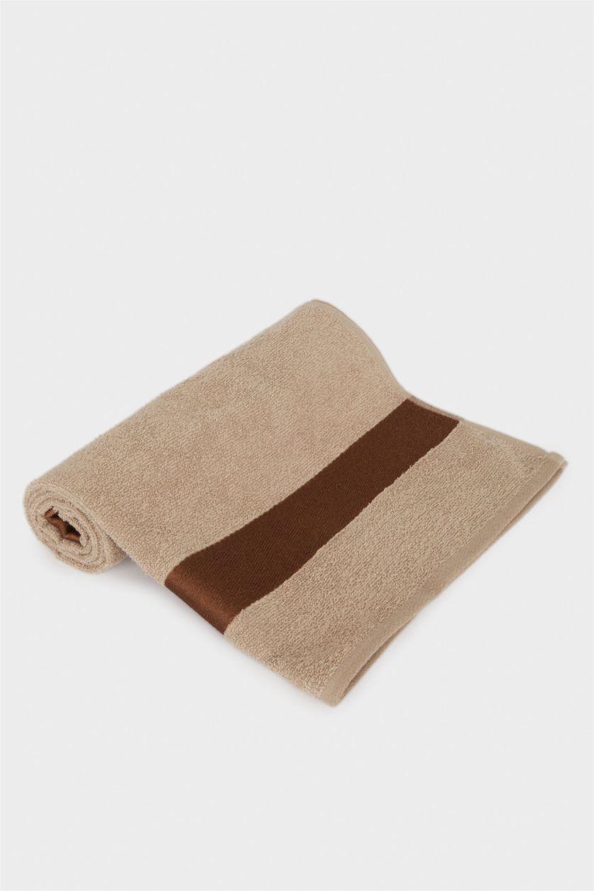 Erkek Açık Mavi Erkek Pamuklu Plaj Havlusu