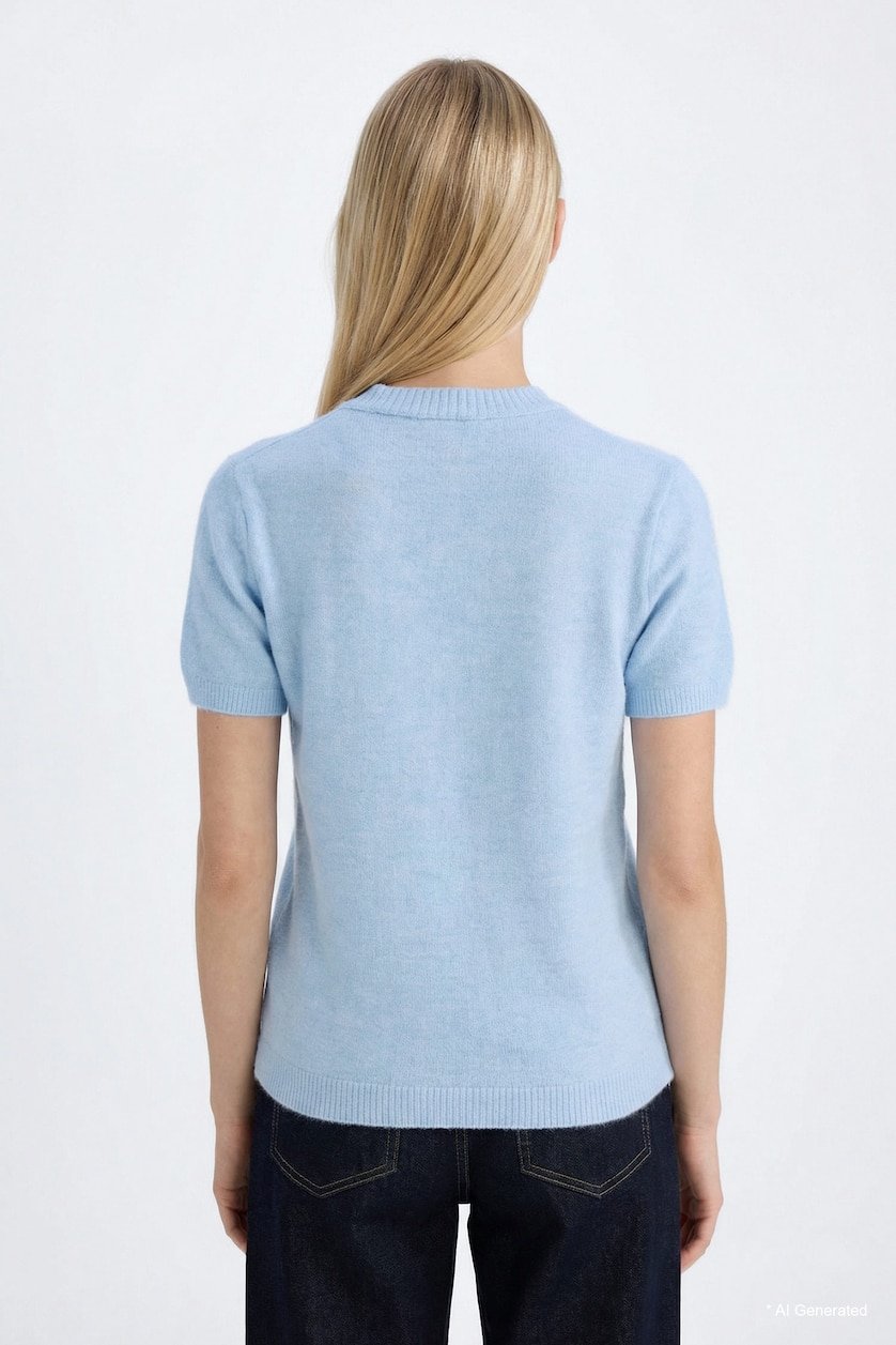 FEMME Bleu Pull